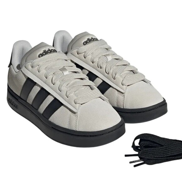 Adidas Grand Court Alpha – Size 10 Mens Casual Shoes Gray Black IH1287 NEW main image 4